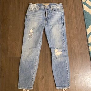 Joe’s Jeans High Rise Distressed Crop